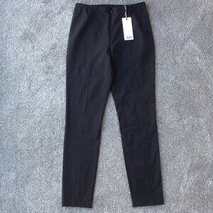 ⭐RAFFAELLO ROSSI "GIGA" SLIM LEG SLACKS in Black, size 8 - NWT⭐
